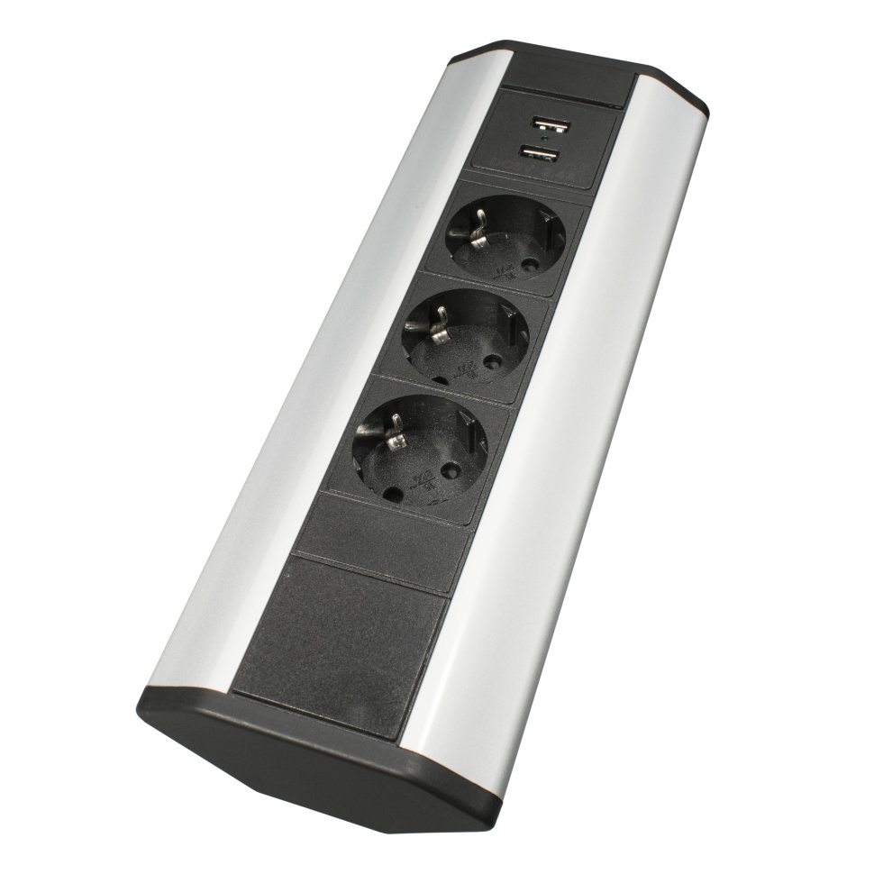 Угловая розетка GLS Tringle,Блок розеток для столешницы,3 EURO+2USB,провод 1,8м с вилкой, Tringle
Угловая розетка GLS Tringle,Блок розеток для столешницы,3 EURO+2USB,провод 1,8м с вилкой, Tringle