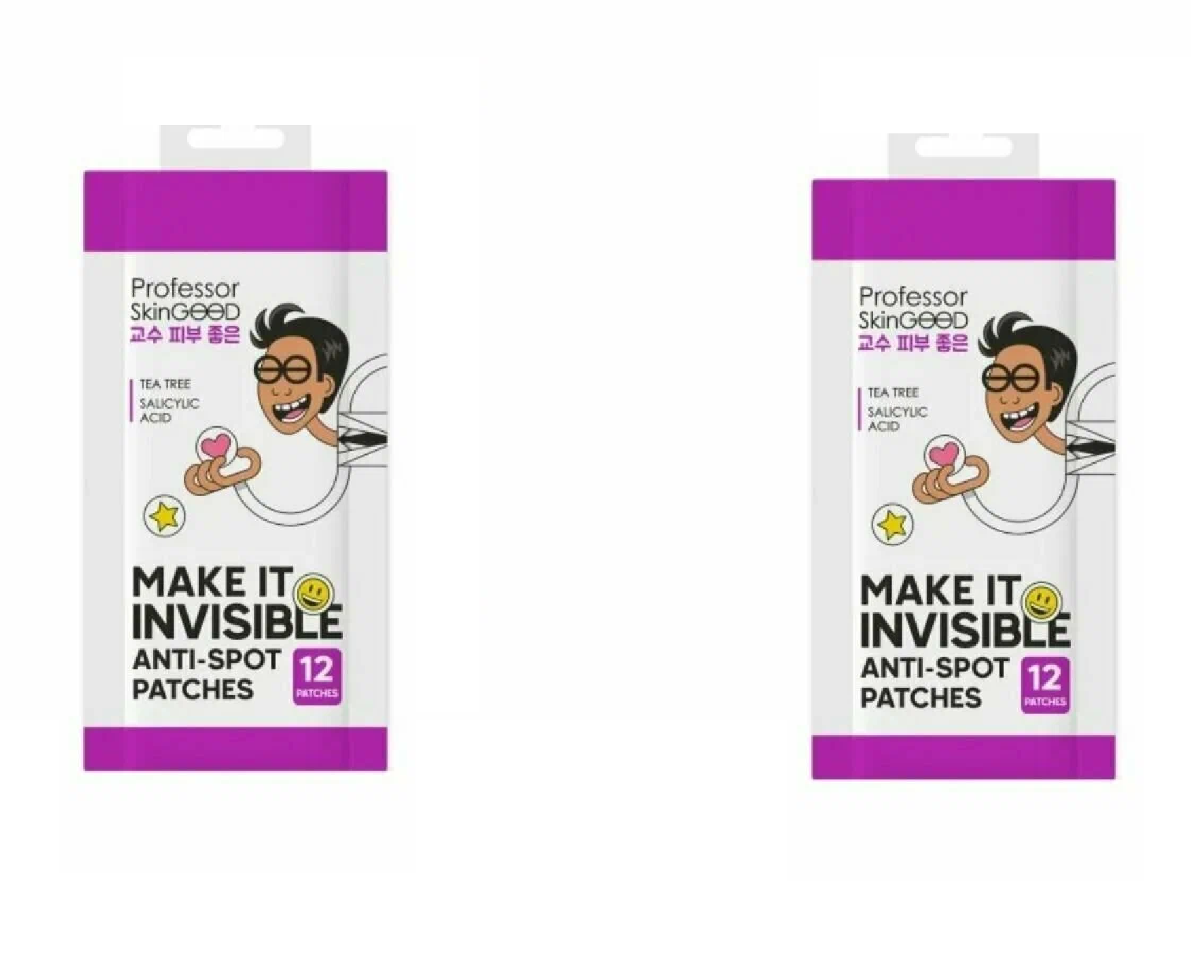 Патчи Professor SkinGOOD Профессор против прыщей 2 шт, Make It Invisible Anti-Spot Patches
Патчи Professor SkinGOOD Профессор против прыщей 2 шт, Make It Invisible Anti-Spot Patches