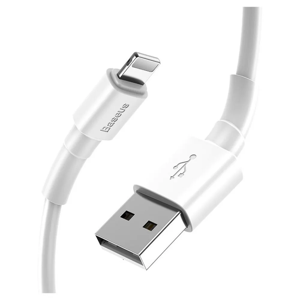 Кабель Baseus Lightning 1m White для мобильных устройств Apple Lightning/USB 2.0 Type-A, Baseus_Lightning1m_White
Кабель Baseus Lightning 1m White для мобильных устройств Apple Lightning/USB 2.0 Type-A, Baseus_Lightning1m_White