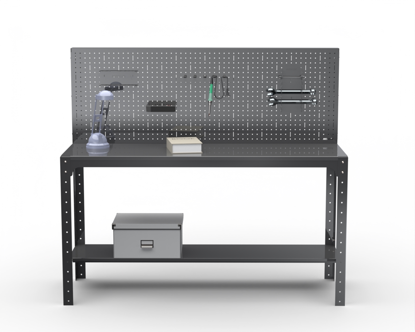 Стол металлический Metalex серия KIT 750х1500х400 + перфопанель с комплектом аксессуаров)
Стол металлический Metalex серия KIT 750х1500х400 + перфопанель с комплектом аксессуаров)