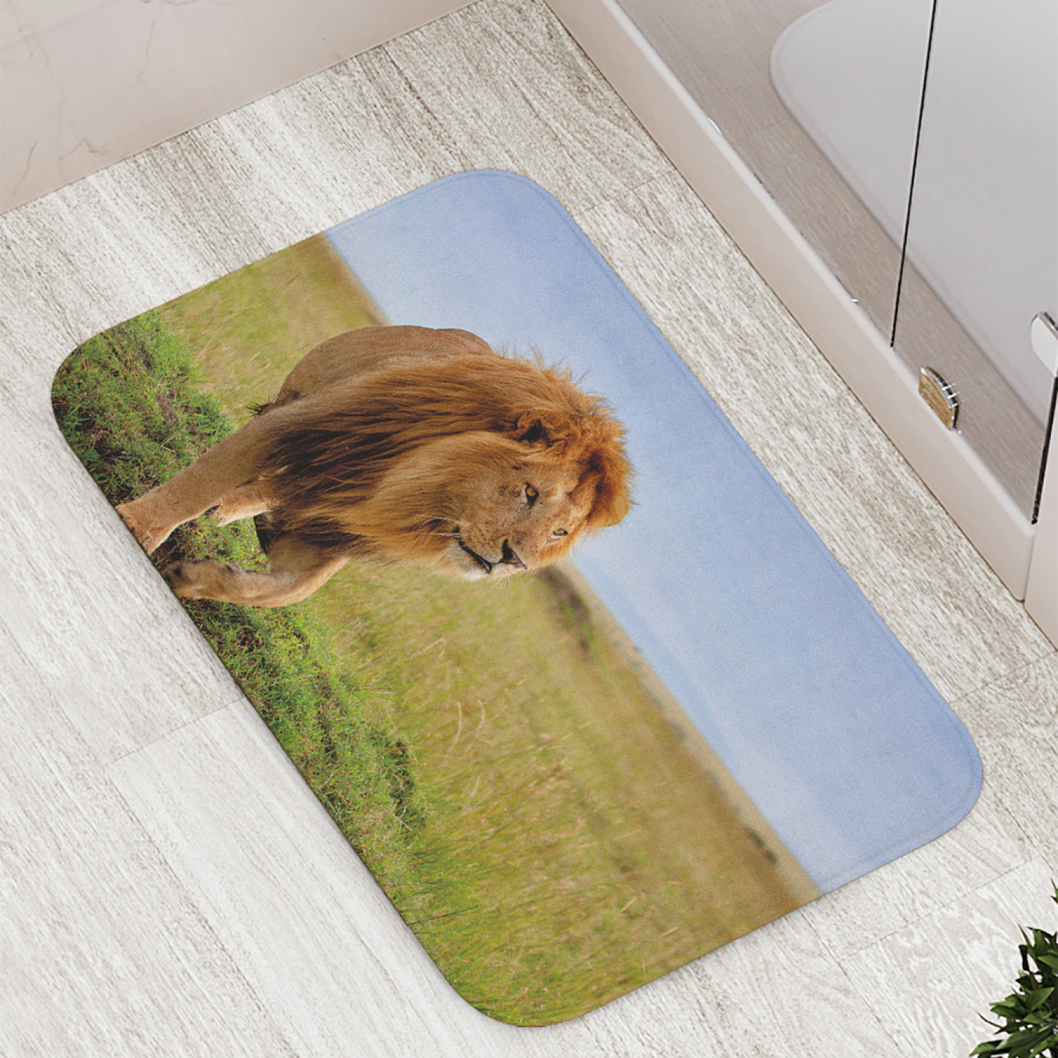 Коврик противоскользящий JoyArty "Лев в поле" для ванной, сауны, бассейна, 77х52 см, Лев в поле
Коврик противоскользящий JoyArty "Лев в поле" для ванной, сауны, бассейна, 77х52 см, Лев в поле