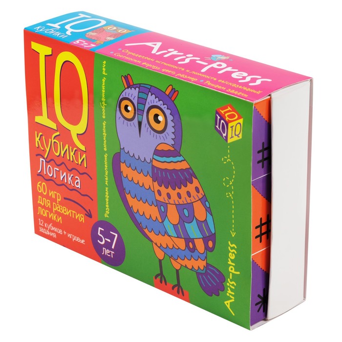 Умные кубики «Логика. 60 игр для развития логики», Куликова Е.Н., Доронина Г.В., IQ Кубики
Умные кубики «Логика. 60 игр для развития логики», Куликова Е.Н., Доронина Г.В., IQ Кубики