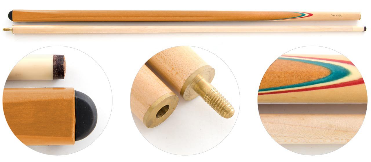 Classic Кий для русского бильярда 2-pc «Tiger Professional» (светло-коричневый), 2-pc «Tiger Professional» (светло-коричневый)
Classic Кий для русского бильярда 2-pc «Tiger Professional» (светло-коричневый), 2-pc «Tiger Professional» (светло-коричневый)