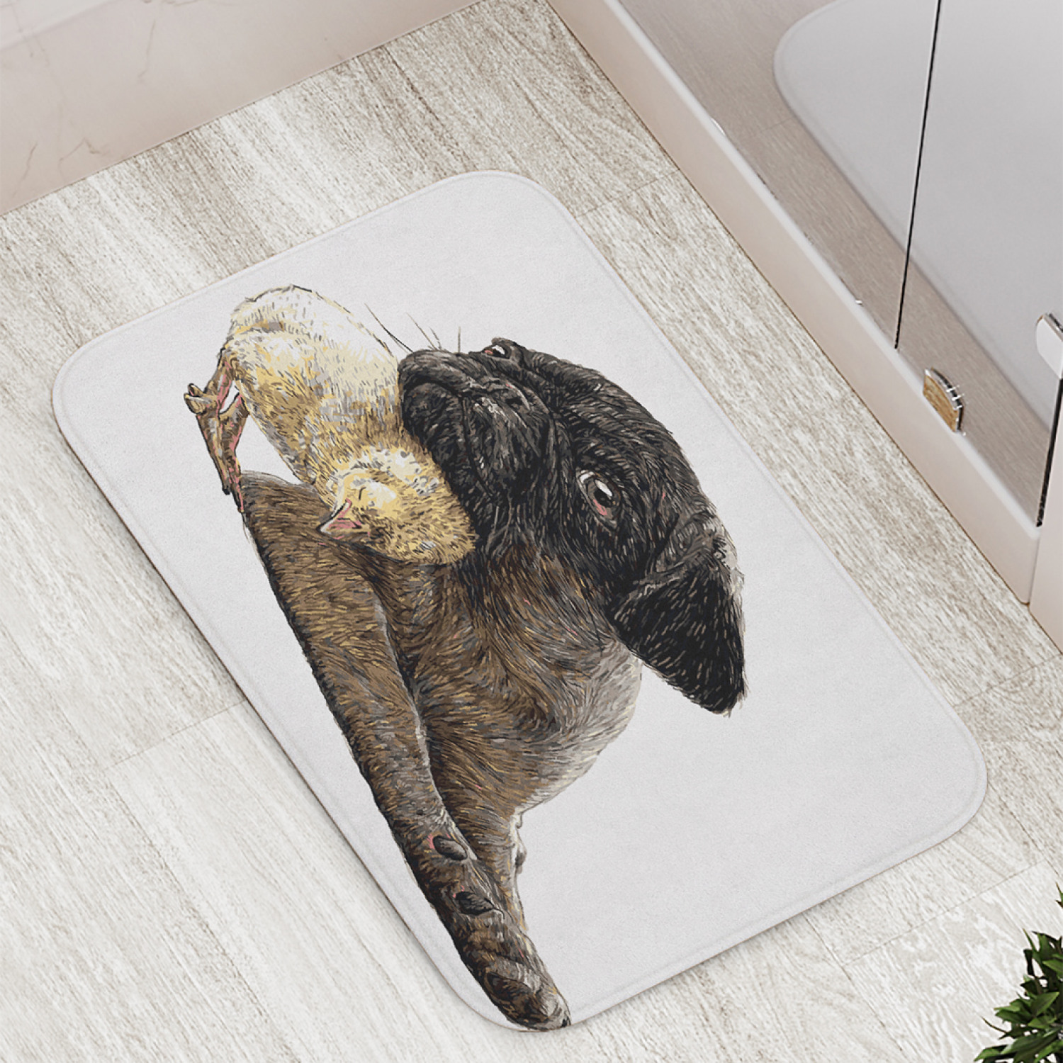 Коврик противоскользящий JoyArty "Милая дружба" для ванной, сауны, бассейна, 77х52 см, Милая дружба 
Коврик противоскользящий JoyArty "Милая дружба" для ванной, сауны, бассейна, 77х52 см, Милая дружба