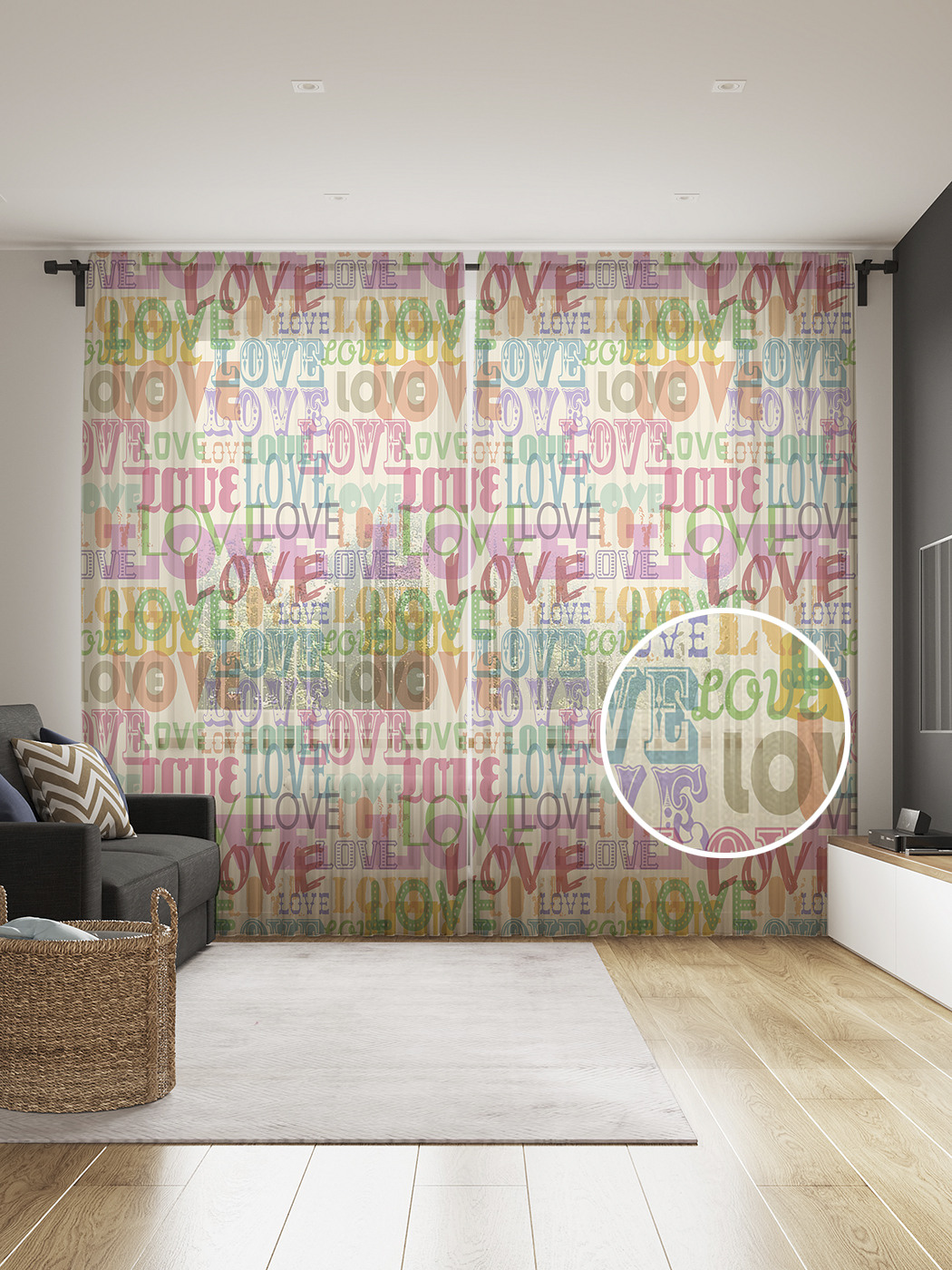 Фототюль JoyArty "Цветок дудл", 145x265см (2 полотна со шторной лентой + 50 крючков), Цветок дудл
Фототюль JoyArty "Цветок дудл", 145x265см (2 полотна со шторной лентой + 50 крючков), Цветок дудл