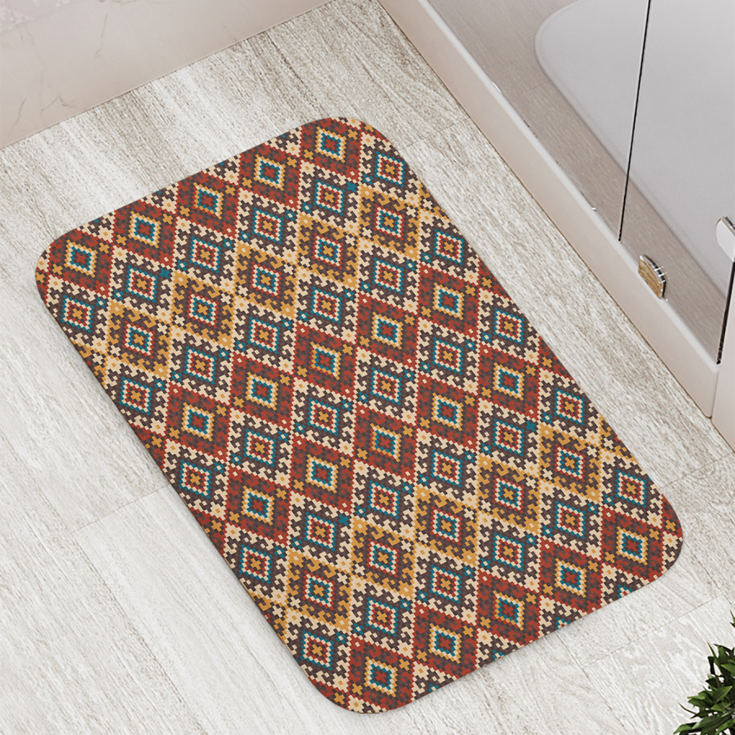 Коврик противоскользящий JoyArty "Пиксельные ромбы" для ванной, сауны, бассейна, 77х52 см, Пиксельные ромбы
Коврик противоскользящий JoyArty "Пиксельные ромбы" для ванной, сауны, бассейна, 77х52 см, Пиксельные ромбы