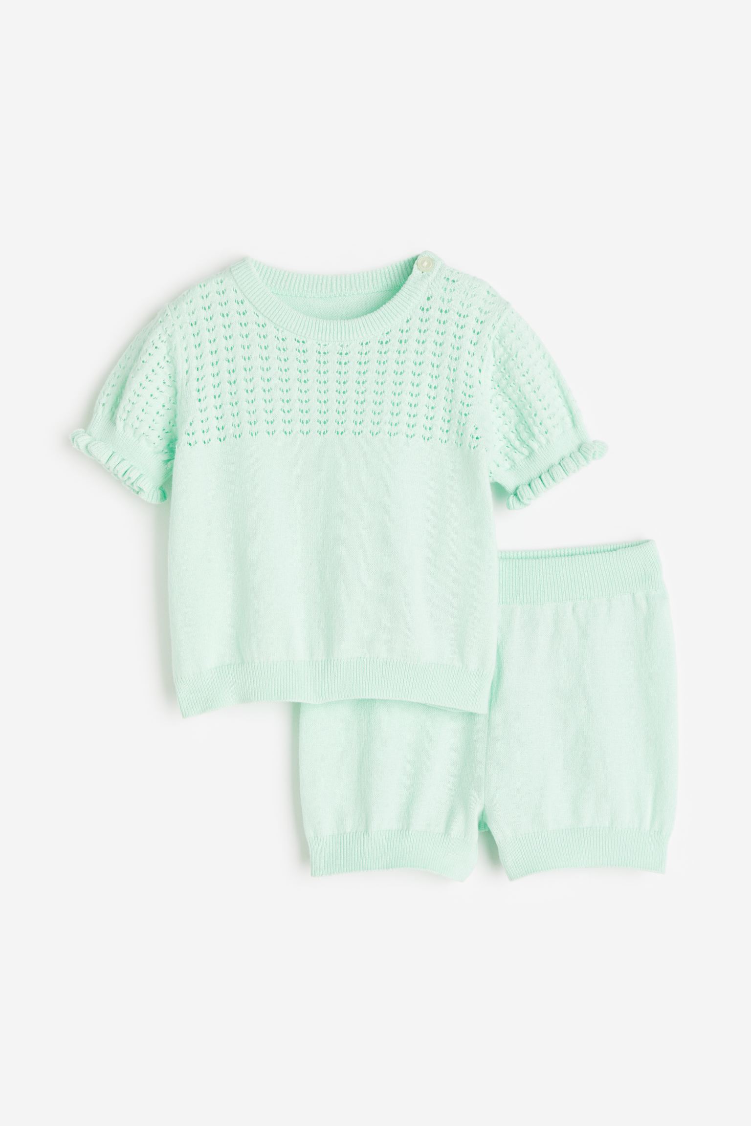 Вязаный комплект из двух частей H&M для девочек 74 мятно-зеленый (доставка из-за рубежа), 1136823
Вязаный комплект из двух частей H&M для девочек 74 мятно-зеленый (доставка из-за рубежа), 1136823