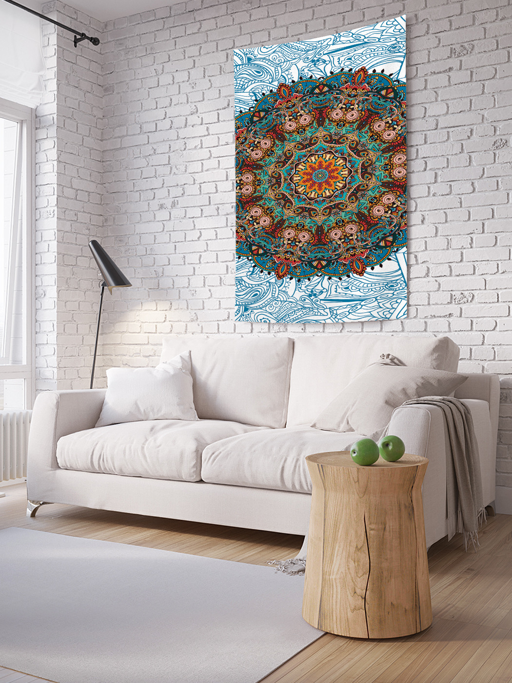 Вертикальное фотопанно на стену JoyArty Бирюзовая мандала 150x200 см, Бирюзовая мандала
Вертикальное фотопанно на стену JoyArty Бирюзовая мандала 150x200 см, Бирюзовая мандала