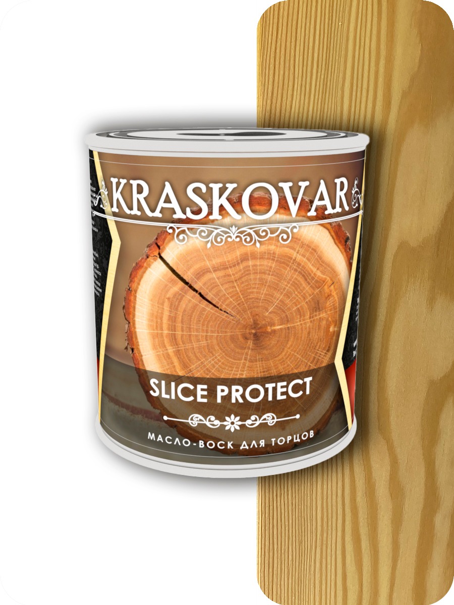 Масло для защиты торцов Kraskovar Slice Protect бесцветный 0,75л, Прозрачный 
Масло для защиты торцов Kraskovar Slice Protect бесцветный 0,75л, Прозрачный
