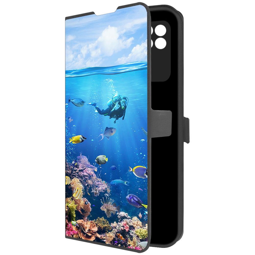 Чехол-книжка Krutoff Eco Book для Xiaomi Redmi 10A Австралия, Большой Барьерный Риф, Черный
Чехол-книжка Krutoff Eco Book для Xiaomi Redmi 10A Австралия, Большой Барьерный Риф, Черный