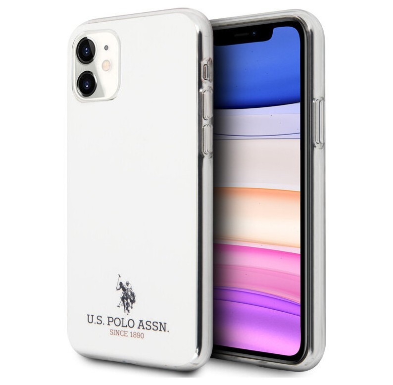 фото Чехол cg mobile u.s. polo assn. logo small horse iphone 11 белый