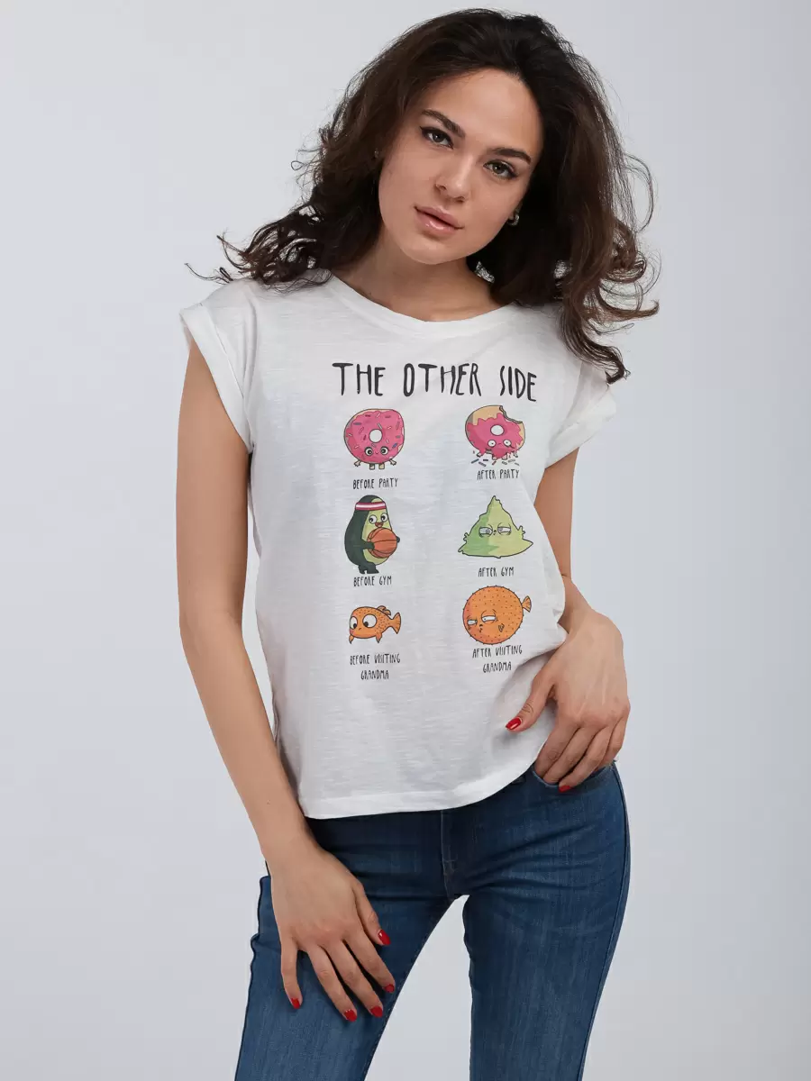 фото Футболка женская kate cut tw k626 t jssg 01 белая xs