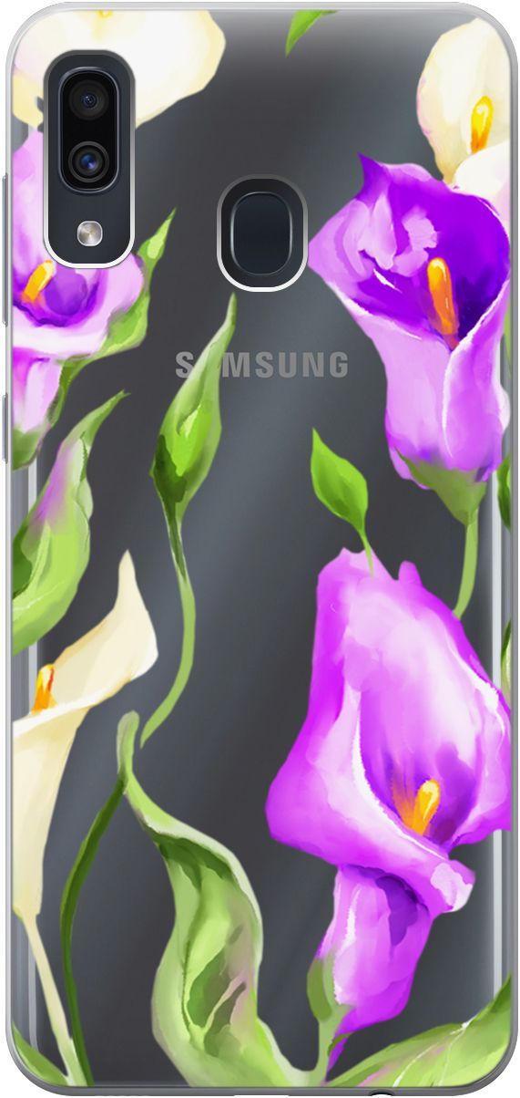 Чехол на Samsung Galaxy A20/A30 "Amazing Callas" прозрачный, Прозрачный;фиолетовый, 5357
Чехол на Samsung Galaxy A20/A30 "Amazing Callas" прозрачный, Прозрачный;фиолетовый, 5357