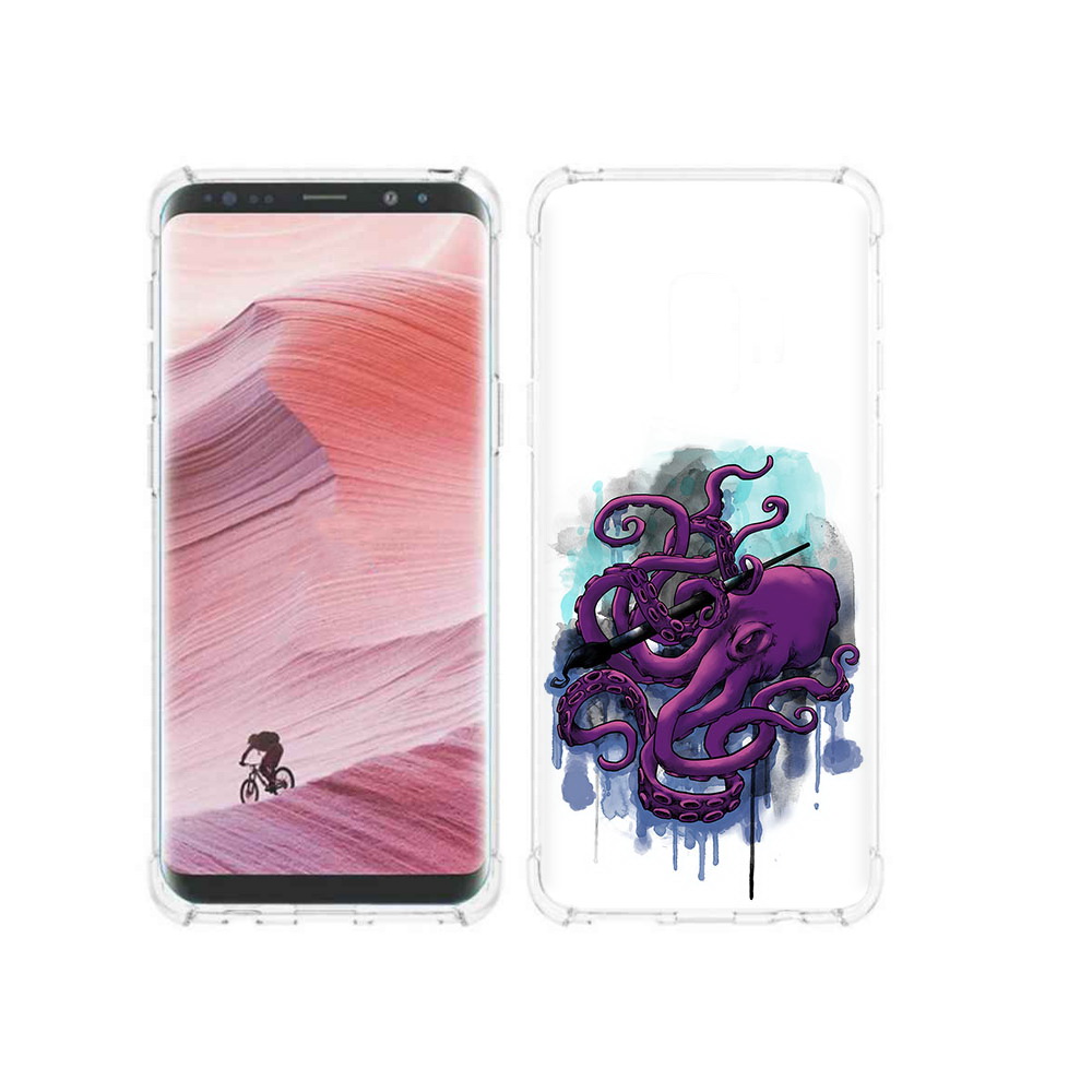 Чехол MyPads Tocco для Samsung Galaxy S9 фиолетовый осьминог (PT101623.567.658), Прозрачный, Tocco
Чехол MyPads Tocco для Samsung Galaxy S9 фиолетовый осьминог (PT101623.567.658), Прозрачный, Tocco