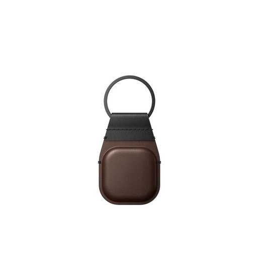 фото Брелок nomad leather keychain для трекера airtag. цвет: коричневый.