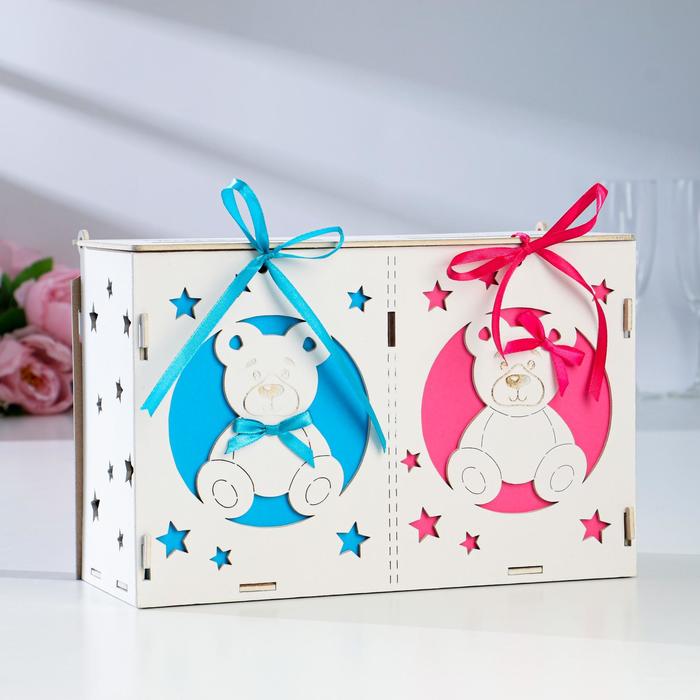 Коробка для денег На новорожденных, розово-голубая, сборная, 27,5*12,5*19, Белый;розовый;голубой, Свадьба в голубых оттенках
Коробка для денег На новорожденных, розово-голубая, сборная, 27,5*12,5*19, Белый;розовый;голубой, Свадьба в голубых оттенках