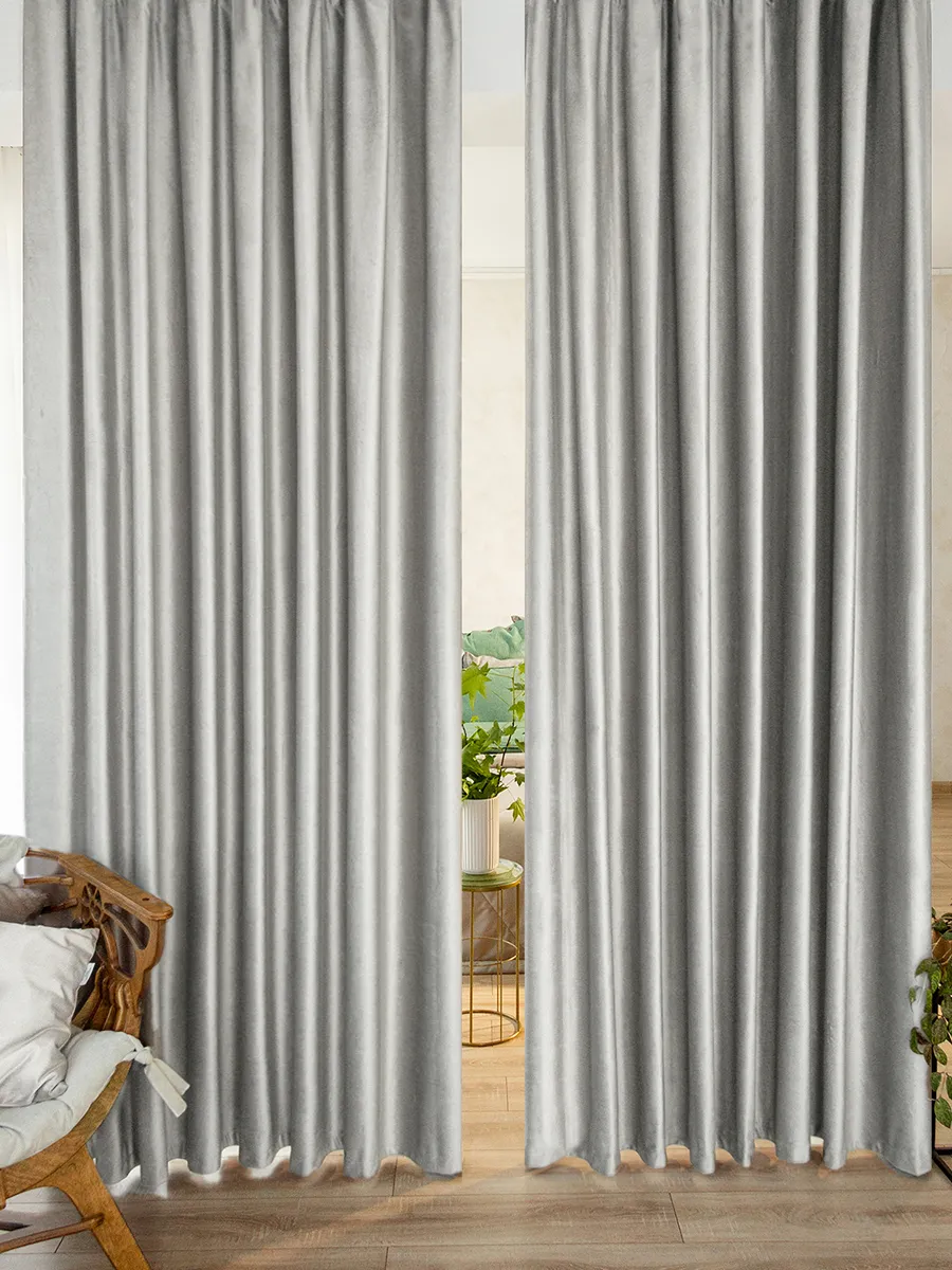 Комплект штор Evrika Home Бархат 500х310 см Богема серебристый, серия БОГЕМА 620
Комплект штор Evrika Home Бархат 500х310 см Богема серебристый, серия БОГЕМА 620
