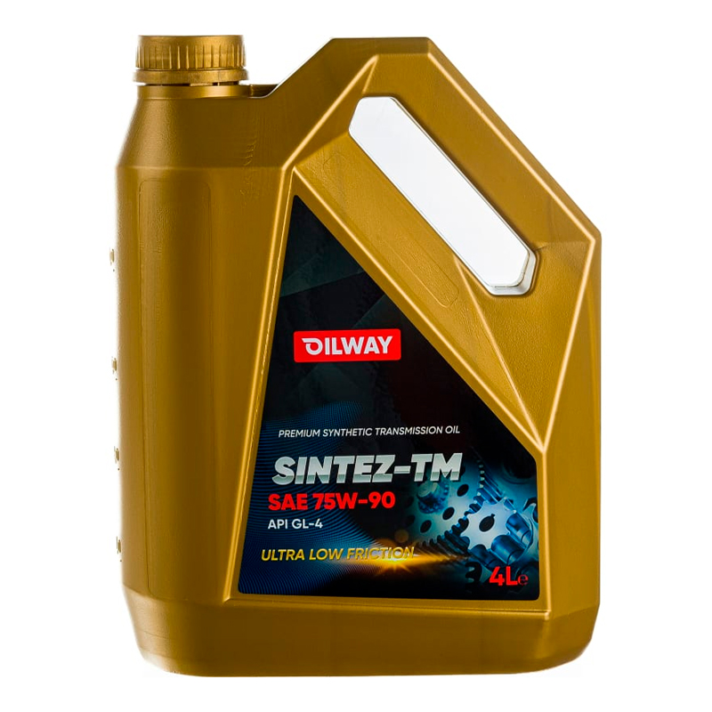 Oilway SinteZ-TM 75W90 (GL-4/5) синт. 4л (4шт/уп), Масло трансмиссионное Oilway SinteZ-TM 75W90 (GL-4/5) синт. 4л
Oilway SinteZ-TM 75W90 (GL-4/5) синт. 4л (4шт/уп), Масло трансмиссионное Oilway SinteZ-TM 75W90 (GL-4/5) синт. 4л
