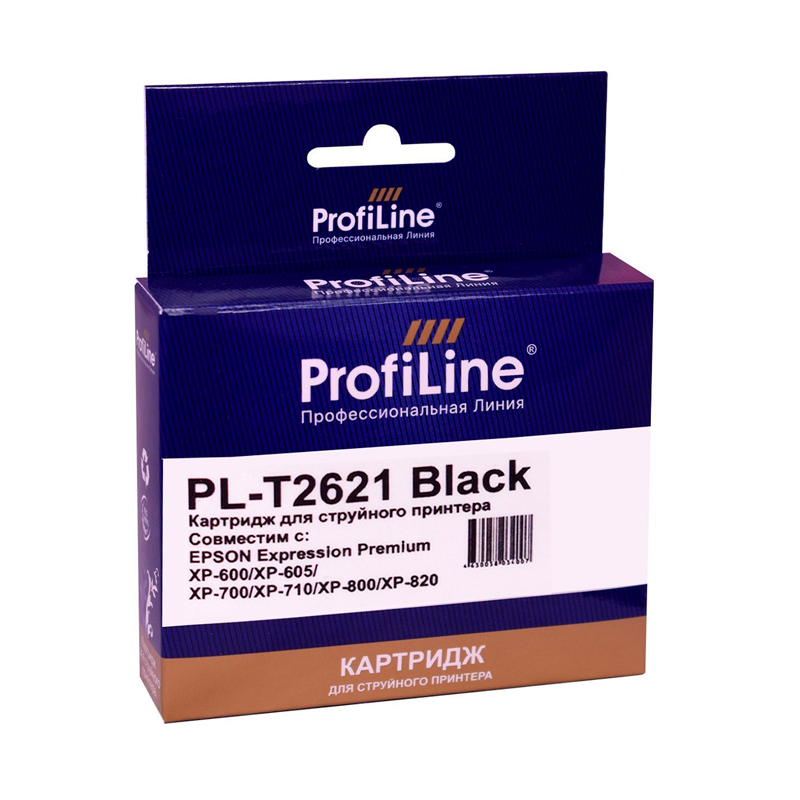 Картридж для струйного принтера Profiline PL-T2621 (PL-T2621) черный, совместимый, PL-T2621
Картридж для струйного принтера Profiline PL-T2621 (PL-T2621) черный, совместимый, PL-T2621