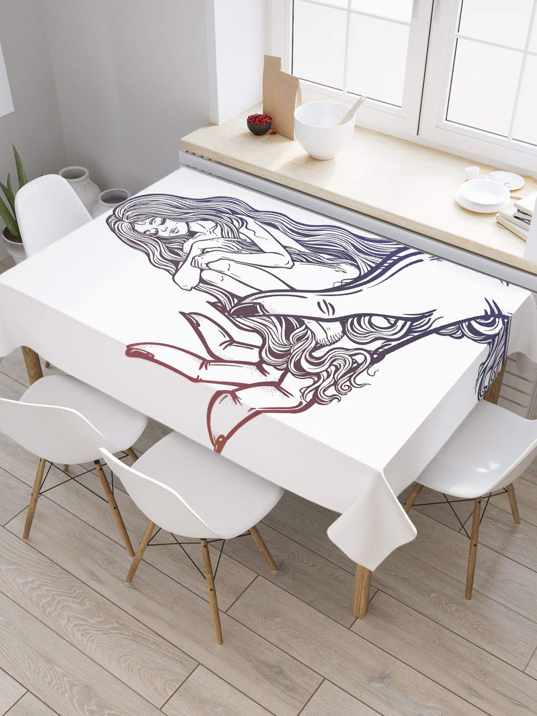 Скатерть прямоугольная JoyArty "Девушка на ладони" из сатена, 120x145 см, Красный, Девушка на ладони
Скатерть прямоугольная JoyArty "Девушка на ладони" из сатена, 120x145 см, Красный, Девушка на ладони