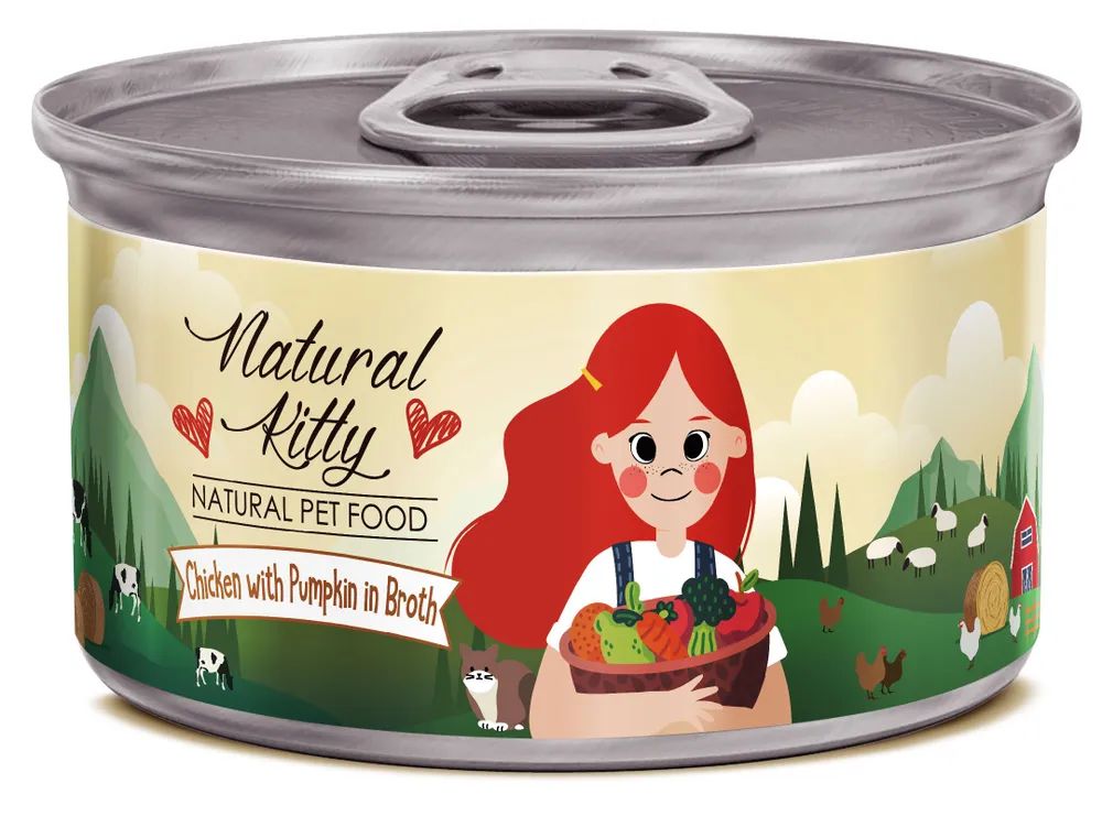 Влажный корм для кошек Pettric Natural Kitty, курица с тыквой в бульоне, 24 шт по 80 г
Влажный корм для кошек Pettric Natural Kitty, курица с тыквой в бульоне, 24 шт по 80 г