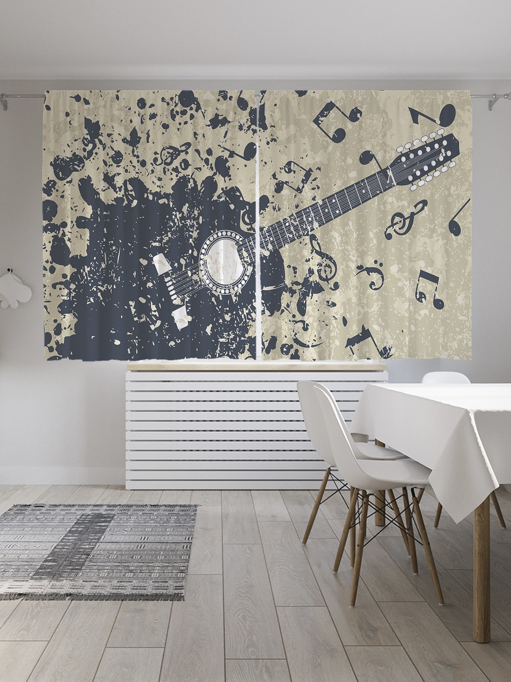 Классические шторы JoyArty "Музыкальный бум", серия Oxford DeLux, 2 полотна 145x180 см, Музыкальный бум 
Классические шторы JoyArty "Музыкальный бум", серия Oxford DeLux, 2 полотна 145x180 см, Музыкальный бум