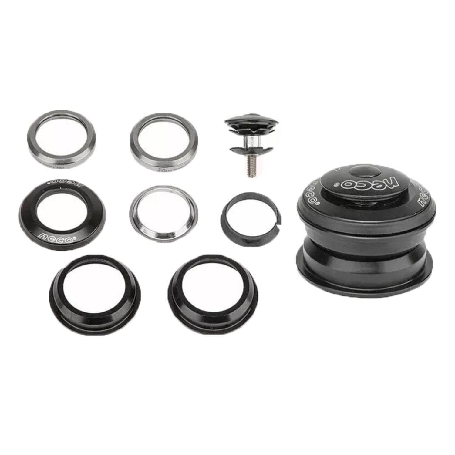 фото Рулевая колонка neco, 1-1/8, б/резьбовая, п/интегрированная, zs 44/28.6 zs 55/39,8, под nobrand