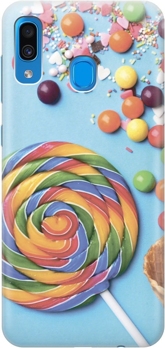 Силиконовый чехол на Samsung Galaxy A20/A30 "Разноцветный леденец", Голубой;желтый, 3479
Силиконовый чехол на Samsung Galaxy A20/A30 "Разноцветный леденец", Голубой;желтый, 3479