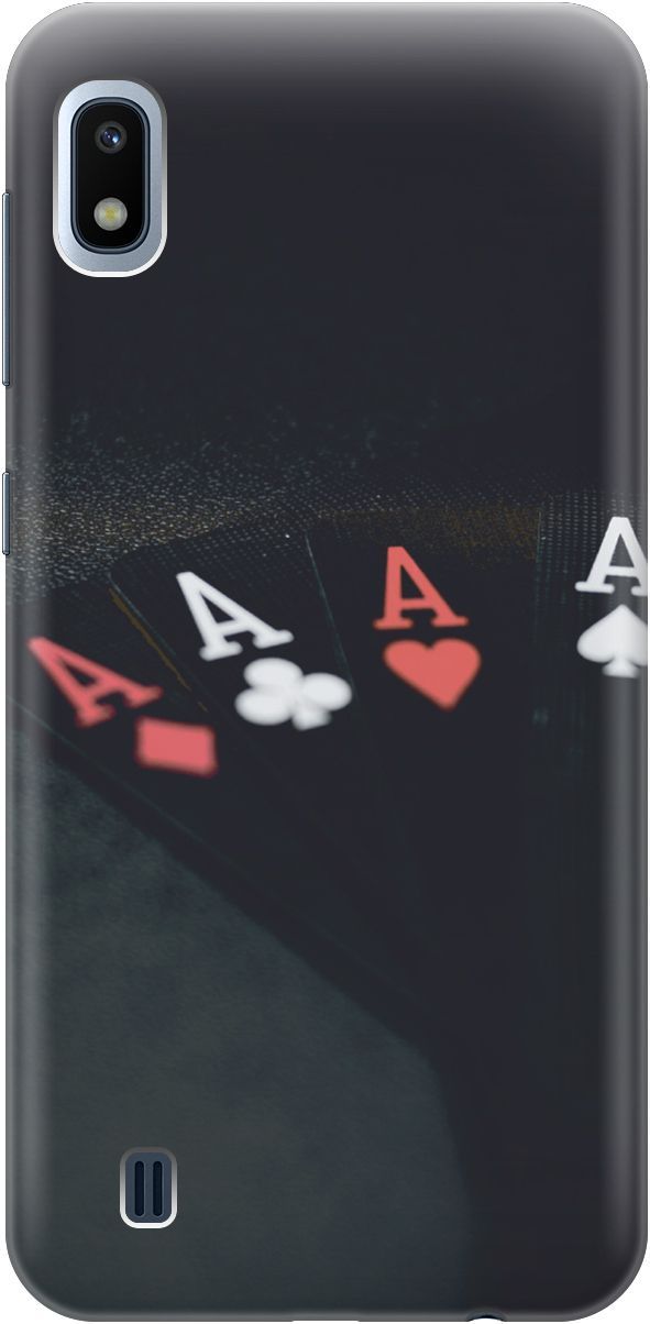 Силиконовый чехол на Samsung Galaxy A10 с эффектом блеска "Флеш-рояль", Черный;белый, 3476
Силиконовый чехол на Samsung Galaxy A10 с эффектом блеска "Флеш-рояль", Черный;белый, 3476