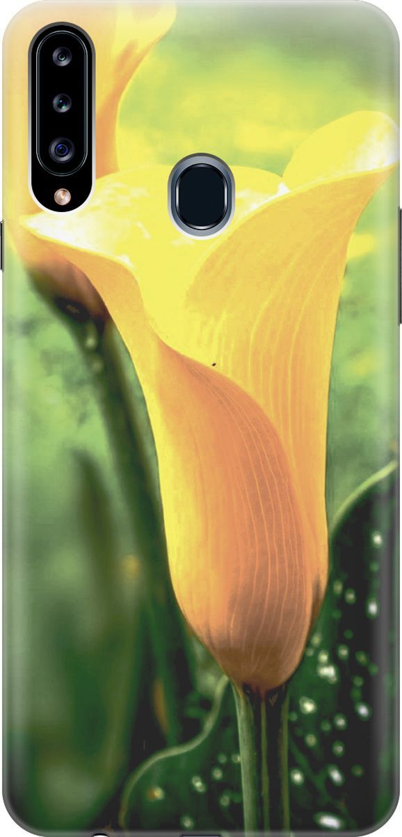 Силиконовый чехол на Samsung Galaxy A20s с принтом "Желтые каллы", Желтый;зеленый, 2844
Силиконовый чехол на Samsung Galaxy A20s с принтом "Желтые каллы", Желтый;зеленый, 2844