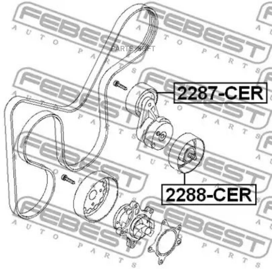 FEBEST Ролик руч.ремня KIA CEED 06-09 1,41,6CERATO 06- 1,6ELANTRA 06- 1,6 FEBEST 2287-CER
FEBEST Ролик руч.ремня KIA CEED 06-09 1,41,6CERATO 06- 1,6ELANTRA 06- 1,6 FEBEST 2287-CER