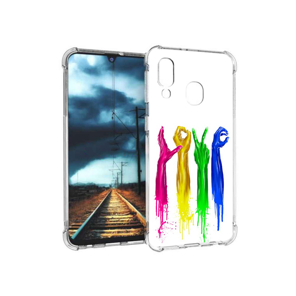 Чехол MyPads Tocco для Samsung Galaxy A40 яркие руки love (PT128655.504.707), Прозрачный, Tocco
Чехол MyPads Tocco для Samsung Galaxy A40 яркие руки love (PT128655.504.707), Прозрачный, Tocco