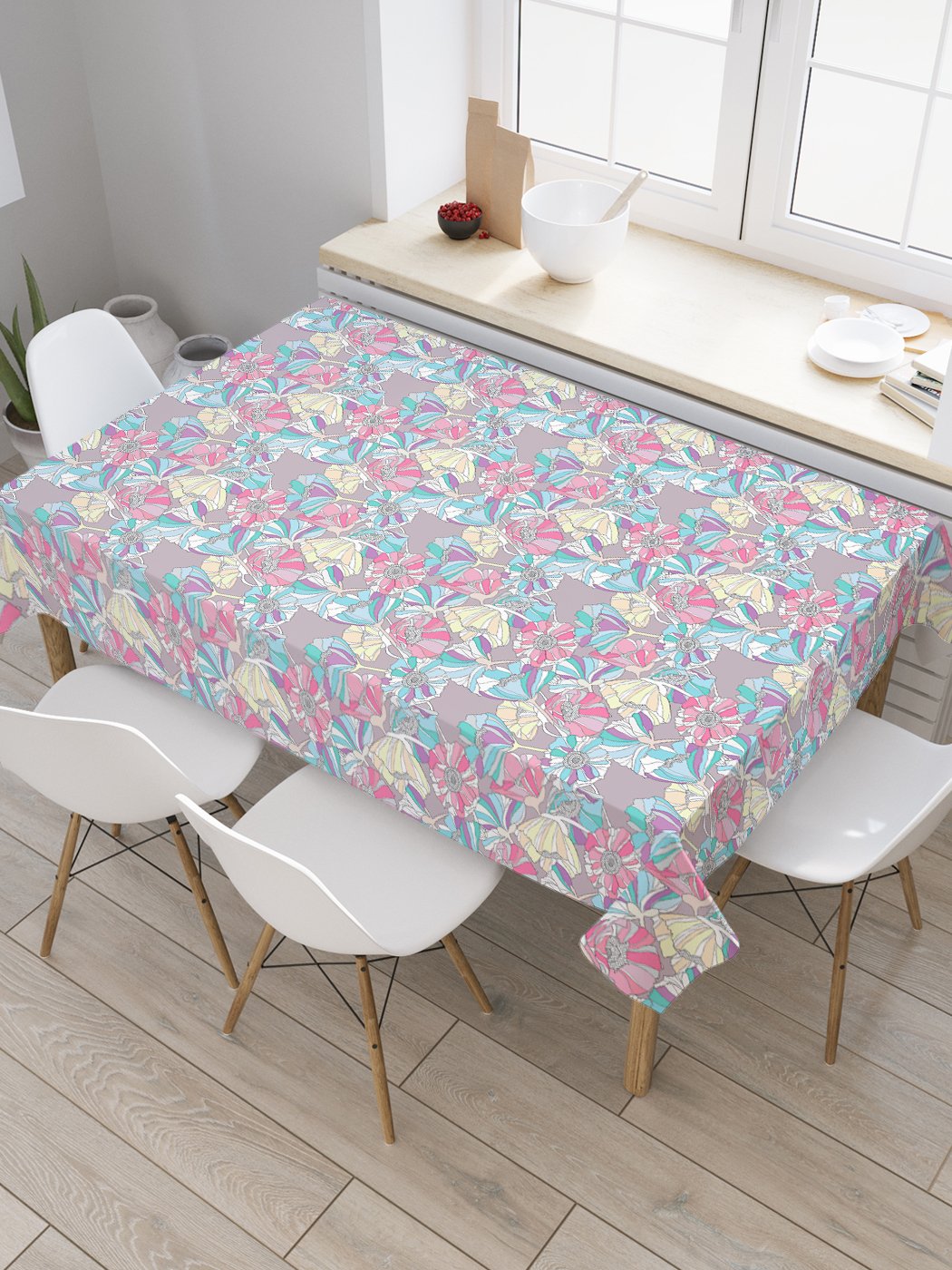 Скатерть прямоугольная JoyArty "Полосатые цветы дудл" из сатена, 120x145 см, Голубой, Полосатые цветы дудл
Скатерть прямоугольная JoyArty "Полосатые цветы дудл" из сатена, 120x145 см, Голубой, Полосатые цветы дудл