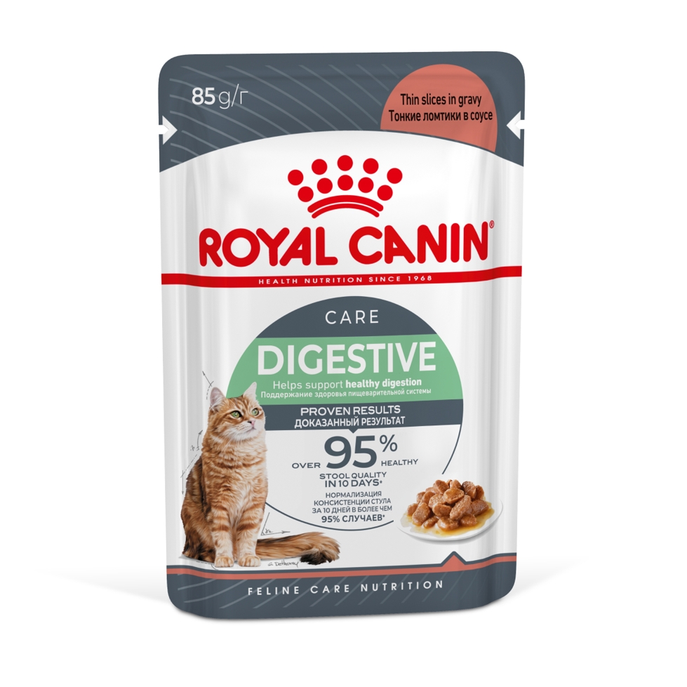 Влажный корм для кошек Royal Canin Digestive Care, в соусе 28шт по 85 г, Digestive Care
Влажный корм для кошек Royal Canin Digestive Care, в соусе 28шт по 85 г, Digestive Care