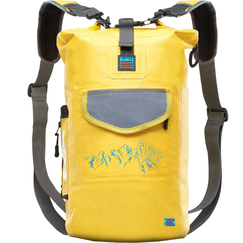 Гермомешок Luckroute водонепроницаемый туристический, желтый, 500D PVC
Гермомешок Luckroute водонепроницаемый туристический, желтый, 500D PVC