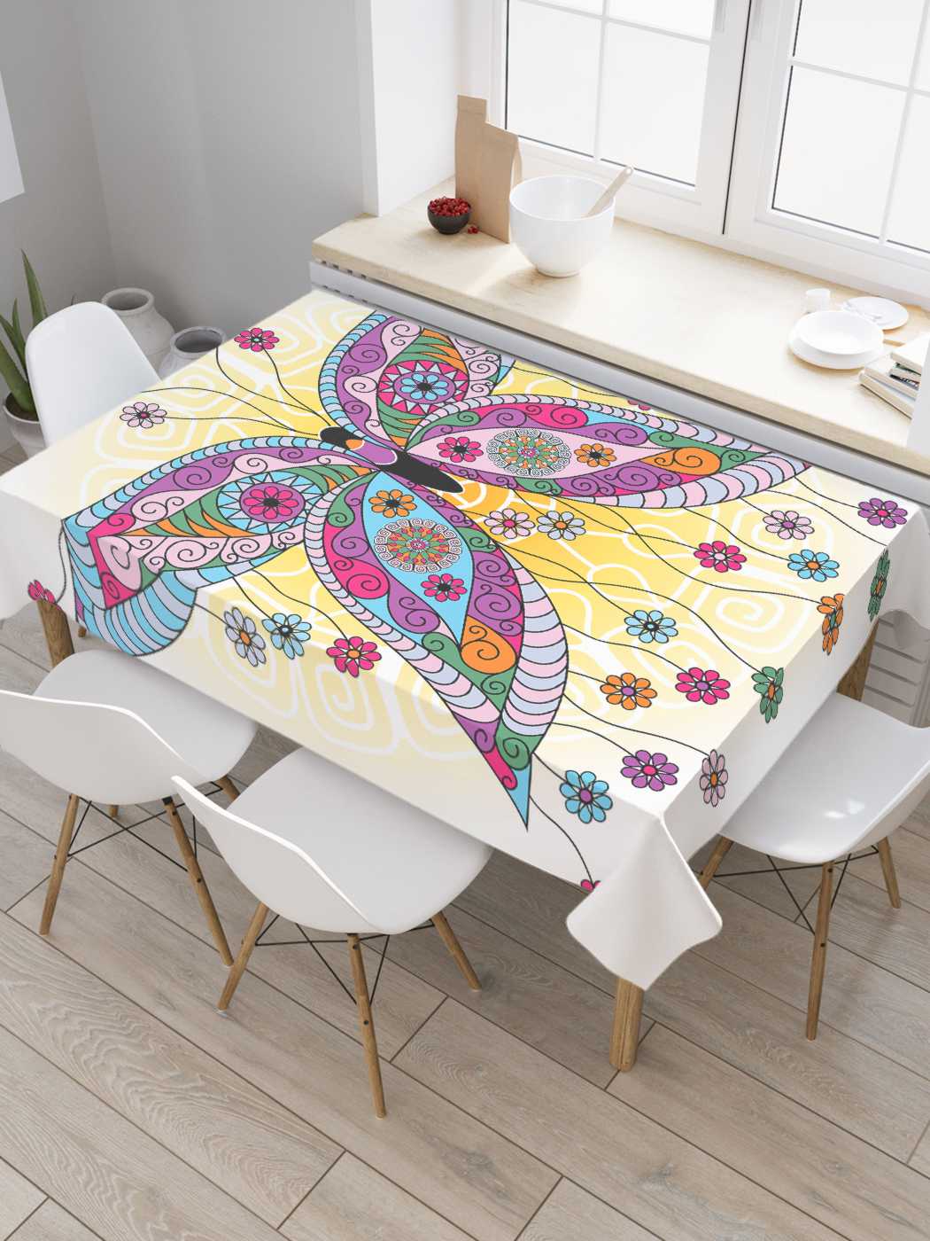 Скатерть прямоугольная JoyArty "Цветочные крылья" из оксфорда, 180x145 см, Фиолетовый, Цветочные крылья
Скатерть прямоугольная JoyArty "Цветочные крылья" из оксфорда, 180x145 см, Фиолетовый, Цветочные крылья