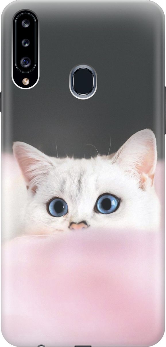 Силиконовый чехол на Samsung Galaxy A20s с принтом "Кот на розовом пледе", Белый;розовый, 2291
Силиконовый чехол на Samsung Galaxy A20s с принтом "Кот на розовом пледе", Белый;розовый, 2291