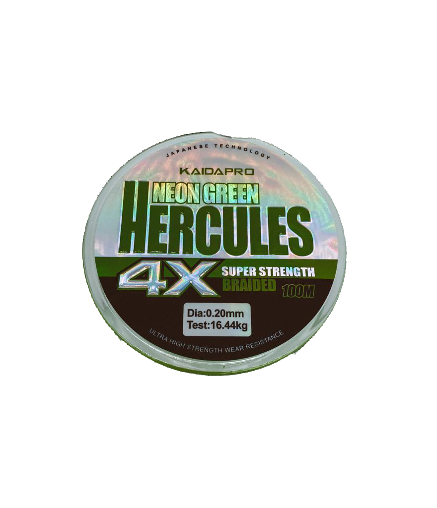 Леска плетеная Kaida Hercules 0,2 мм, 100 м, 16,44 кг, neon green, 1 шт., Hercules
Леска плетеная Kaida Hercules 0,2 мм, 100 м, 16,44 кг, neon green, 1 шт., Hercules