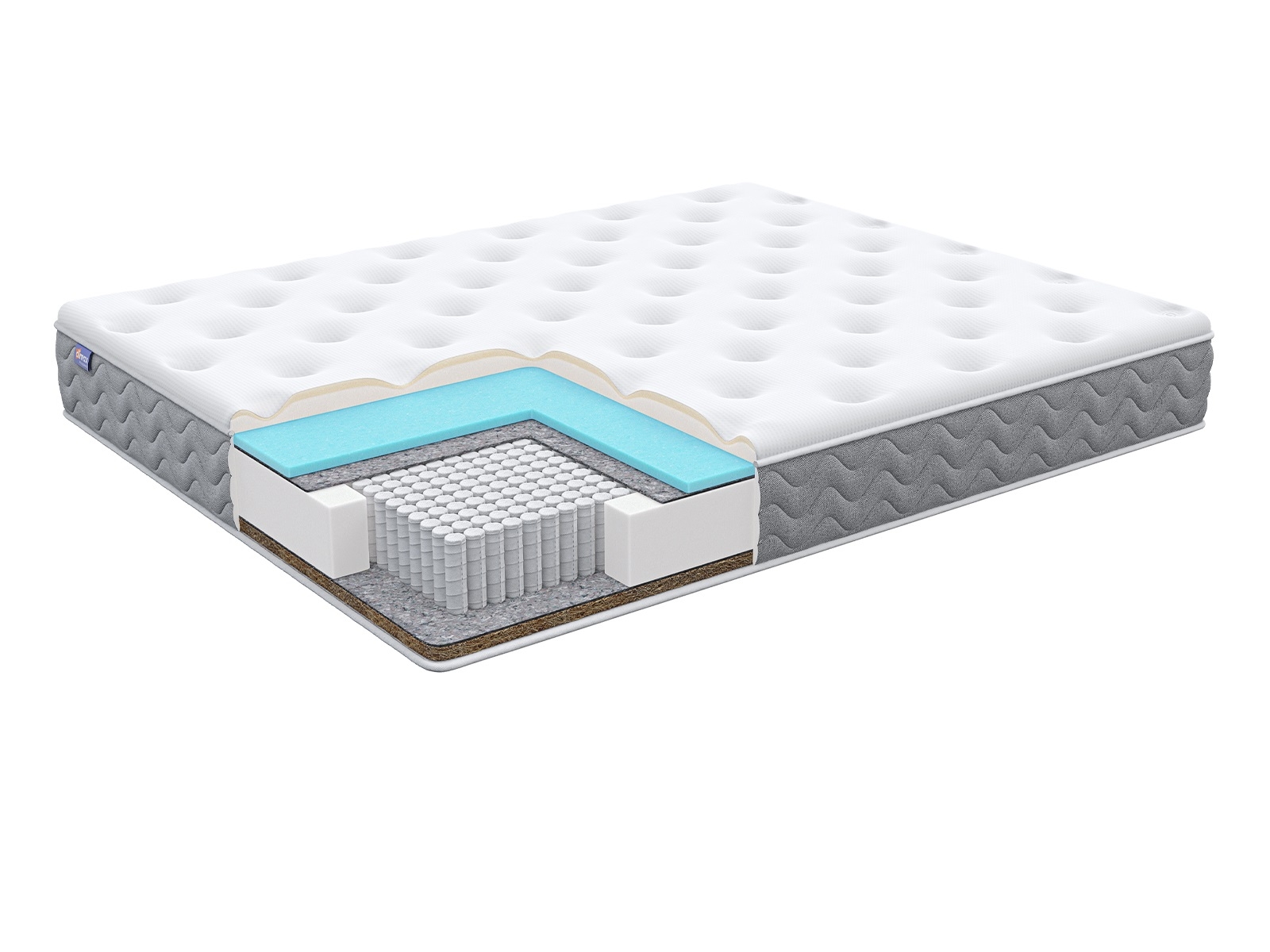 Матрас Dimax Sleeper + 160х200 серии Bliss, Бежевый;белый;серый;серебристый, Sleeper +
Матрас Dimax Sleeper + 160х200 серии Bliss, Бежевый;белый;серый;серебристый, Sleeper +