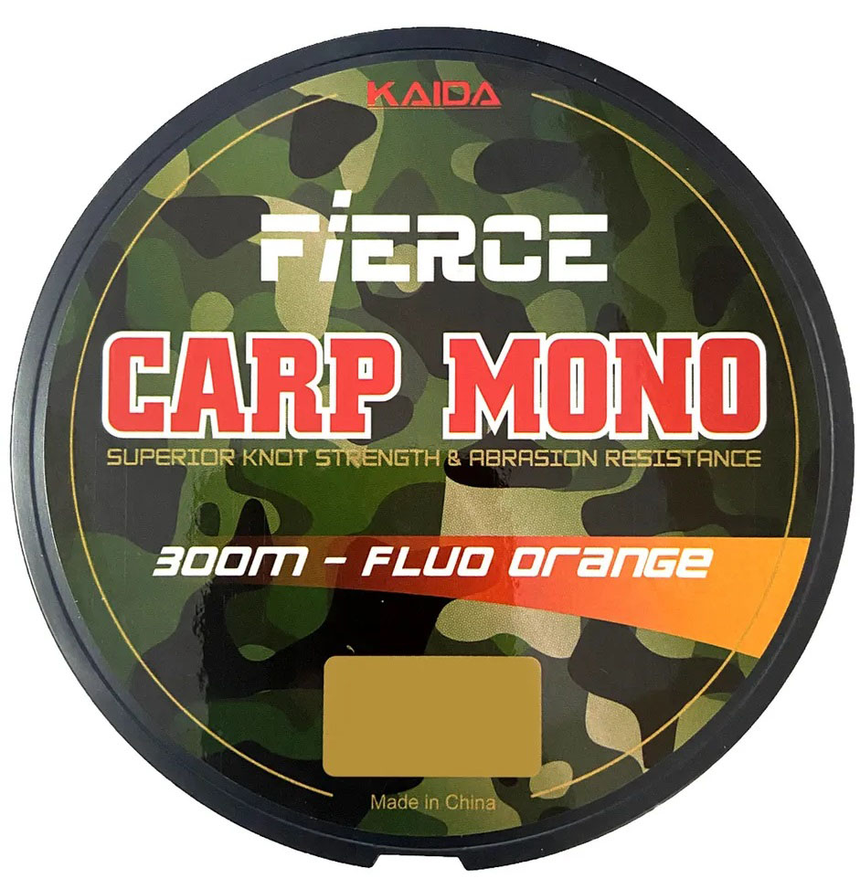 Леска монофильная Kaida Fierce Carp Mono 0,28 мм, 300 м, 5,4 кг, orange, 1 шт., Fierce Carp Mono
Леска монофильная Kaida Fierce Carp Mono 0,28 мм, 300 м, 5,4 кг, orange, 1 шт., Fierce Carp Mono