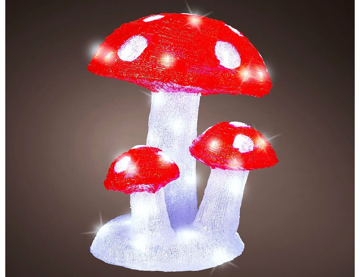 Светящаяся фигура ВЕСЁЛЫЕ МУХОМОРЫ, акрил, 60 LED-огней, 31 см, таймер, уличная, Kaemingk, 491258
Светящаяся фигура ВЕСЁЛЫЕ МУХОМОРЫ, акрил, 60 LED-огней, 31 см, таймер, уличная, Kaemingk, 491258