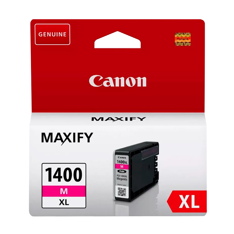 Картридж для струйного принтера Canon PGI-1400XLM пурпурный, оригинальный, PGI-1400XLM
Картридж для струйного принтера Canon PGI-1400XLM пурпурный, оригинальный, PGI-1400XLM