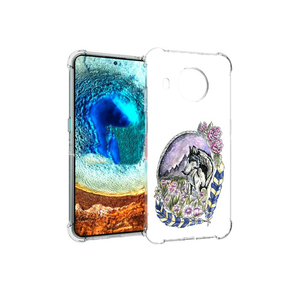 Чехол MyPads Tocco для Nokia X20 нарисованный волк в цветах с перьями (PT159436.101.509), Прозрачный, Tocco
Чехол MyPads Tocco для Nokia X20 нарисованный волк в цветах с перьями (PT159436.101.509), Прозрачный, Tocco