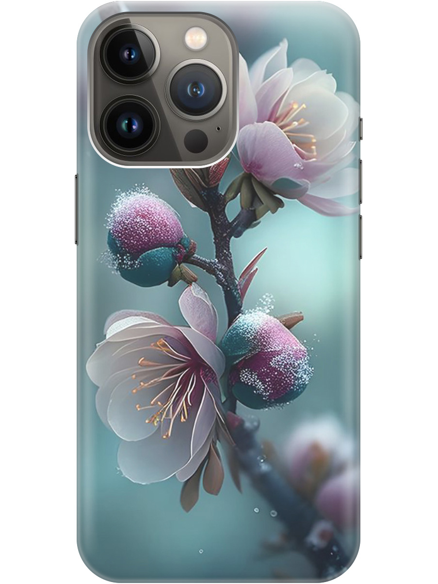 Силиконовый чехол на Apple iPhone 13 Pro с рисунком "Распускающиеся бутоны", Белый;голубой, 20000216
Силиконовый чехол на Apple iPhone 13 Pro с рисунком "Распускающиеся бутоны", Белый;голубой, 20000216
