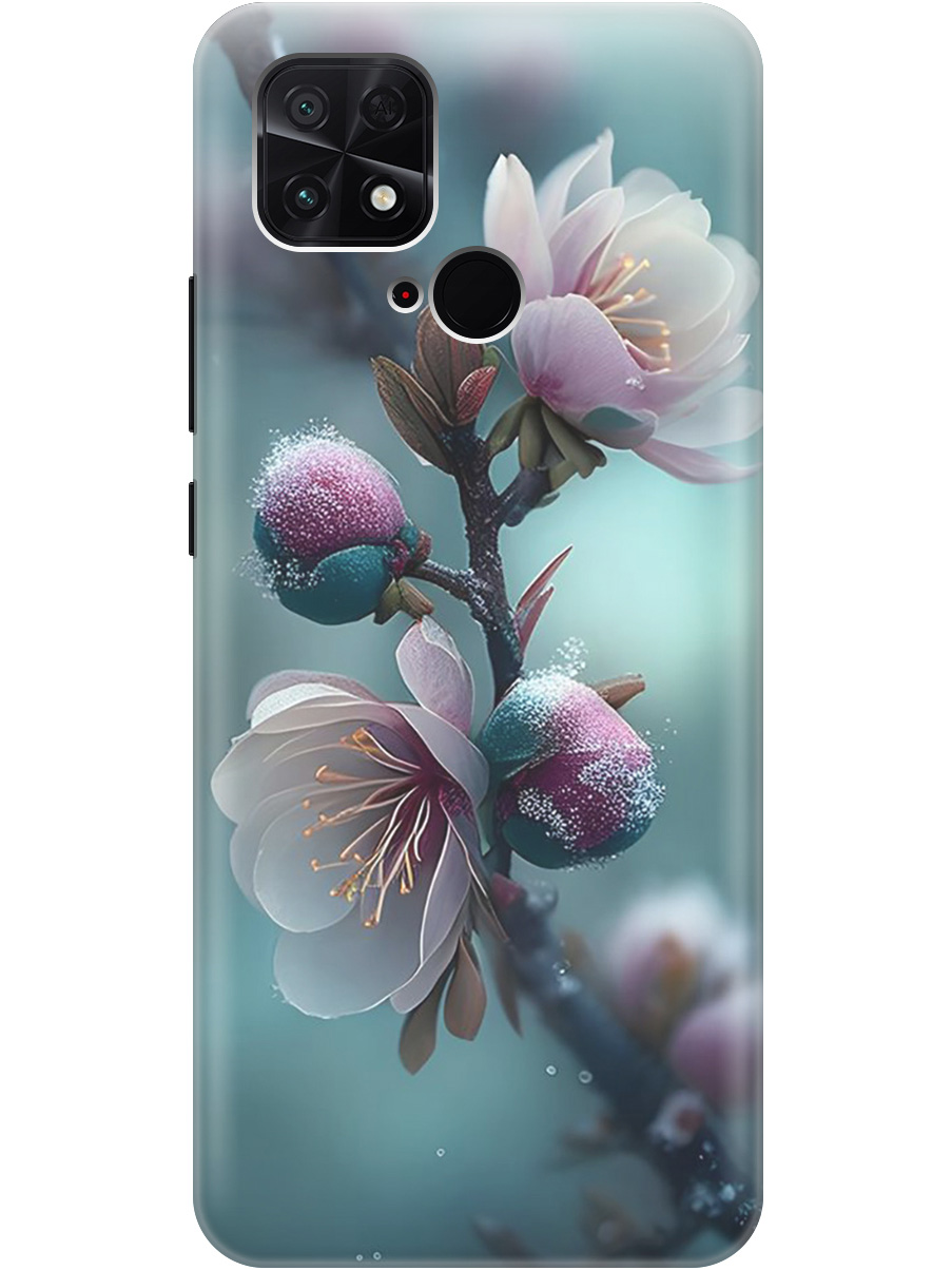 Силиконовый чехол на Xiaomi Poco C40 с рисунком "Распускающиеся бутоны", Белый;голубой, 20000994
Силиконовый чехол на Xiaomi Poco C40 с рисунком "Распускающиеся бутоны", Белый;голубой, 20000994