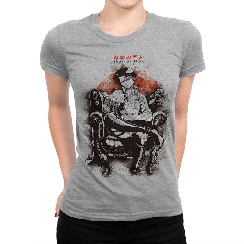Футболка женская Design Heroes Аниме Атака на Титанов - Леви 1 серая L, Серый, Аниме Атака на Титанов - Леви 1
Футболка женская Design Heroes Аниме Атака на Титанов - Леви 1 серая L, Серый, Аниме Атака на Титанов - Леви 1