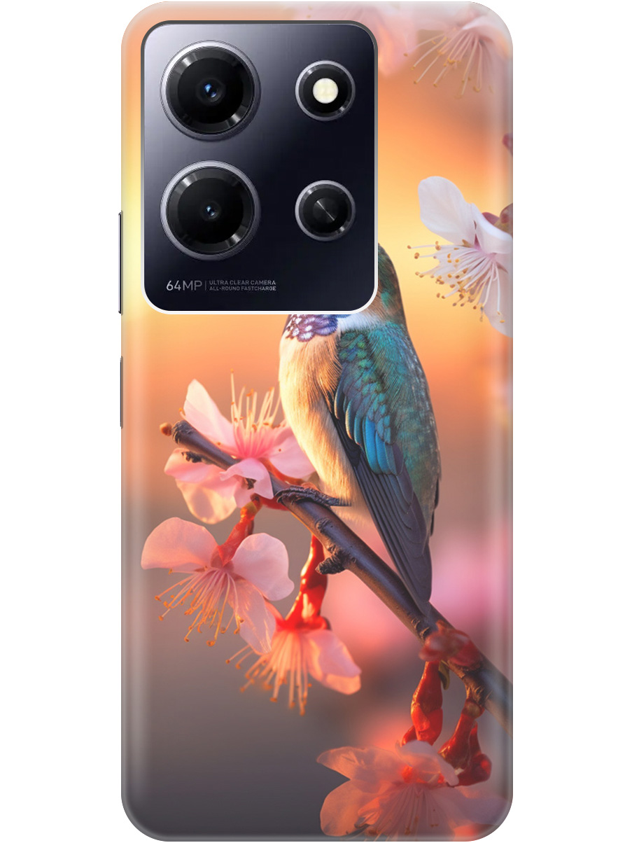 Силиконовый чехол на Infinix Note 30i с рисунком "Птичка и закат", Желтый;красный, 20000069
Силиконовый чехол на Infinix Note 30i с рисунком "Птичка и закат", Желтый;красный, 20000069