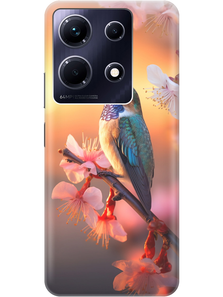 Силиконовый чехол на Infinix Note 30 с рисунком "Птичка и закат", Желтый;красный, 20000061
Силиконовый чехол на Infinix Note 30 с рисунком "Птичка и закат", Желтый;красный, 20000061