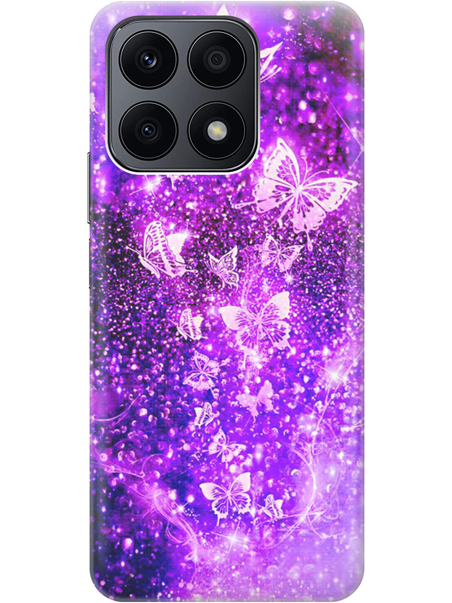 Силиконовый чехол на Honor X8a с рисунком "Фиолетовые бабочки", Фиолетовый;черный, 20001159
Силиконовый чехол на Honor X8a с рисунком "Фиолетовые бабочки", Фиолетовый;черный, 20001159