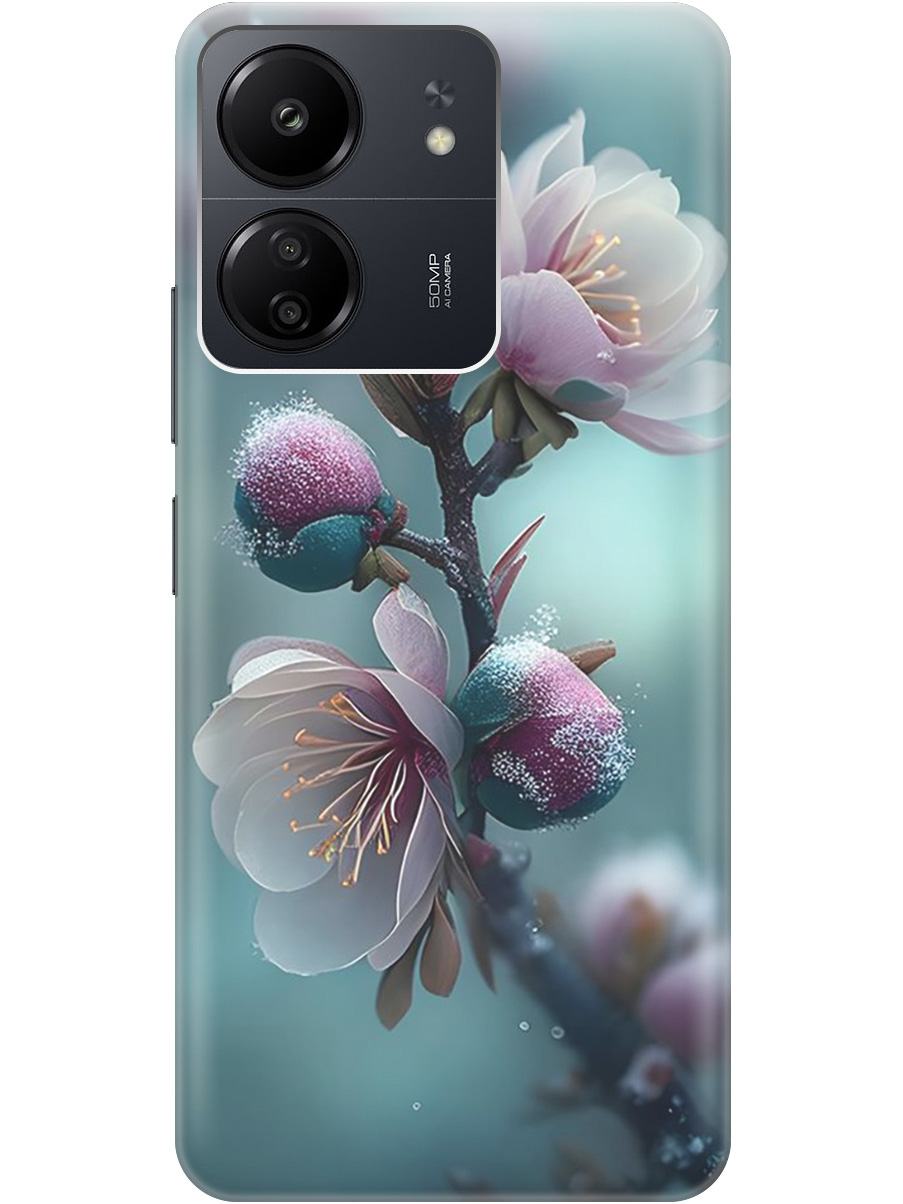 Силиконовый чехол на Xiaomi Redmi 13C / Poco C65 с рисунком "Распускающиеся бутоны", Белый;голубой, 20001464
Силиконовый чехол на Xiaomi Redmi 13C / Poco C65 с рисунком "Распускающиеся бутоны", Белый;голубой, 20001464